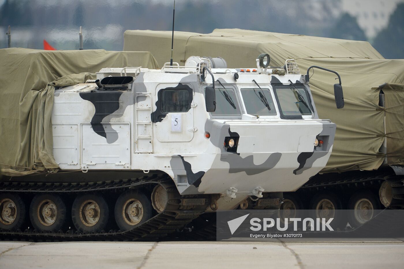 Joint Victory Day drills of combined parade unit, mechanized column and lineup of aircraft