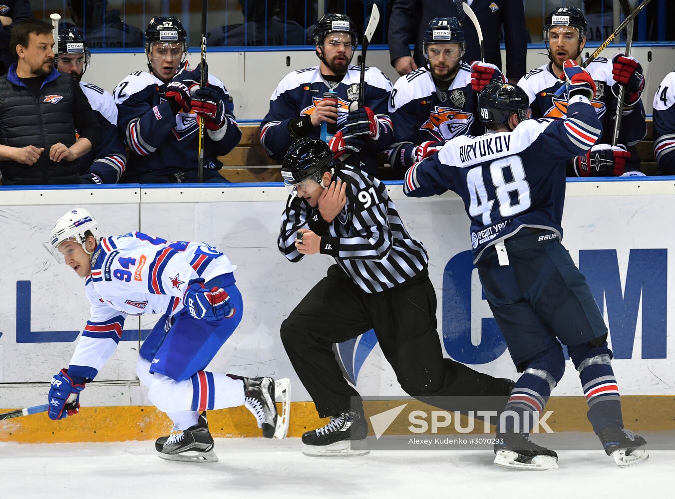 Kontinental Hockey League, Metallurg Magnitogorsk vs. SKA