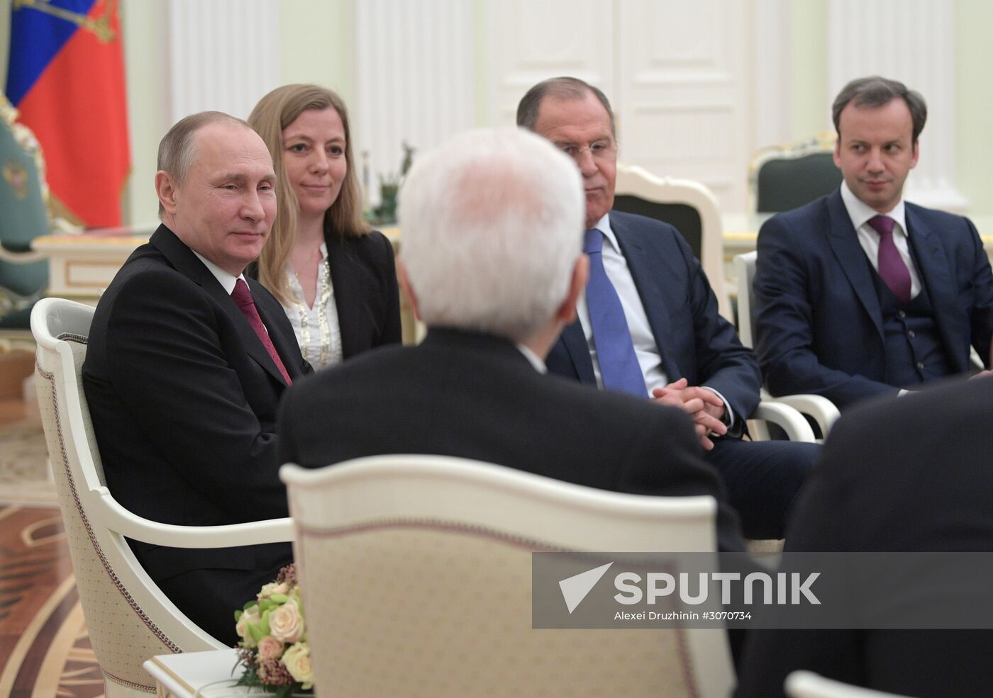 Vladimir Putin meets with Italian President Sergio Mattarella