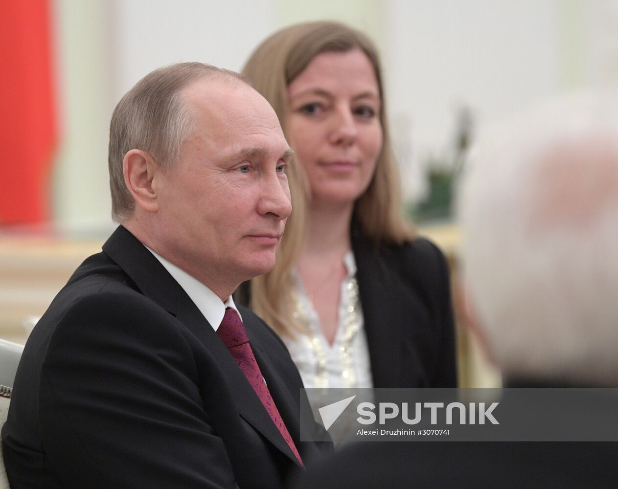 Vladimir Putin meets with Italian President Sergio Mattarella