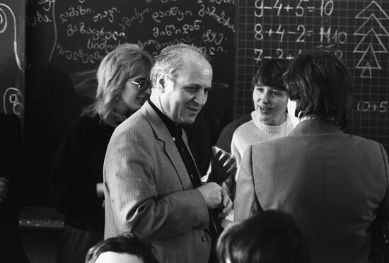 Teacher Shalva Amonashvili