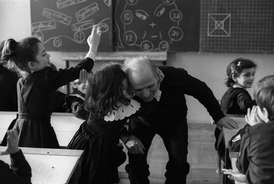 Teacher Shalva Amonashvili
