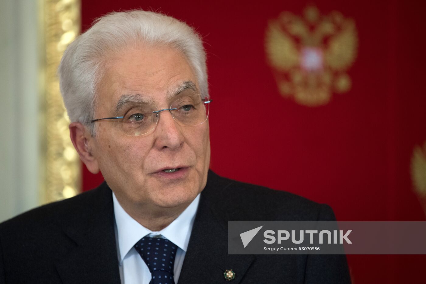 Vladimir Putin meets with Italian President Sergio Mattarella