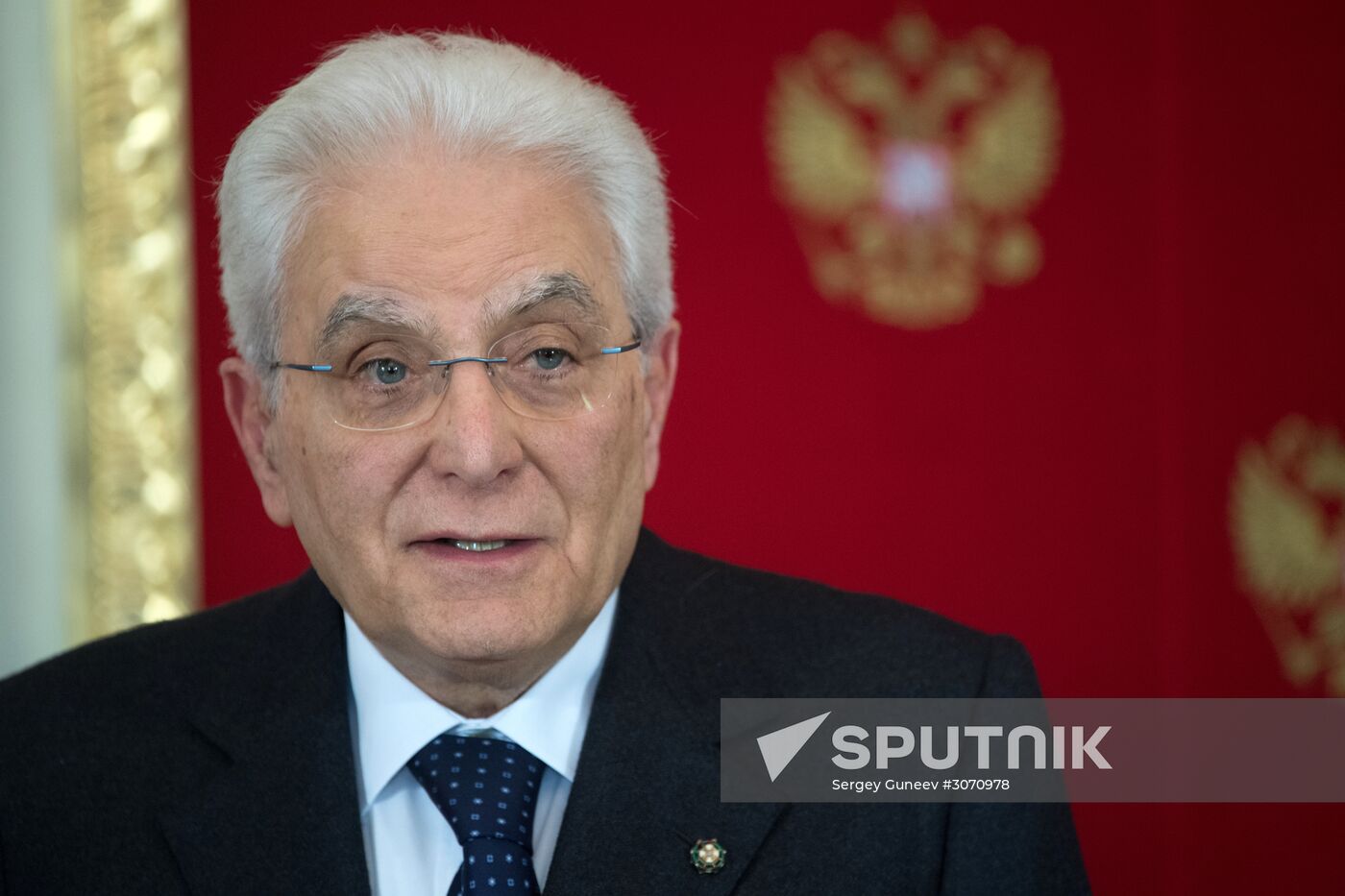 Vladimir Putin meets with Italian President Sergio Mattarella