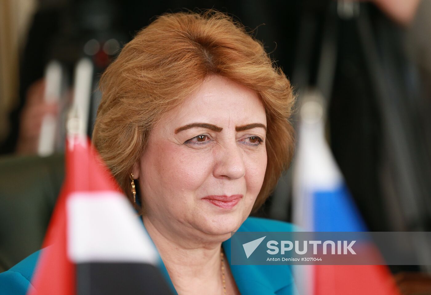 Russian Federation Council Speaker Valentina Matviyenko meets with Speaker of the People's Council of Syria Hadiya Khalaf Abbas