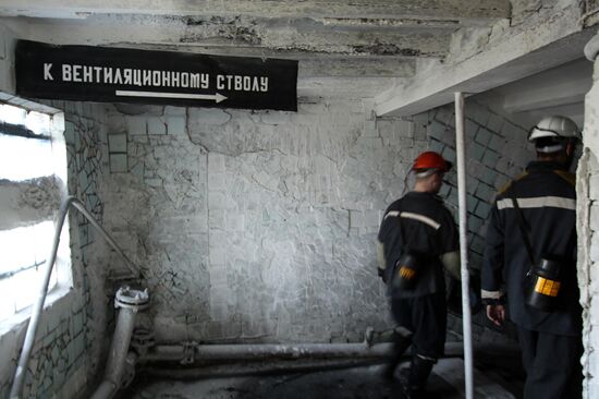 Torezantratsit mine in Donetsk Region