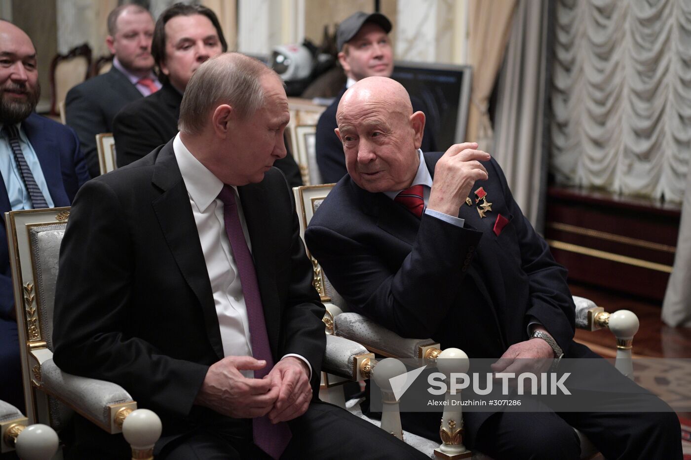 President Putin watches The Space Walker ahead of Cosmonautics Day