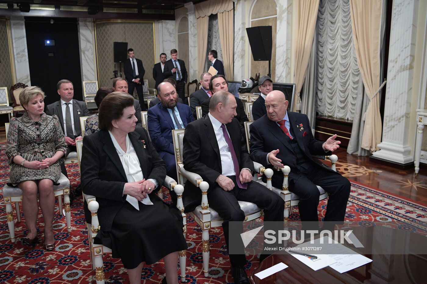 President Putin watches The Space Walker ahead of Cosmonautics Day