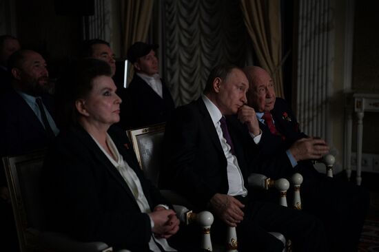 President Putin watches The Space Walker ahead of Cosmonautics Day