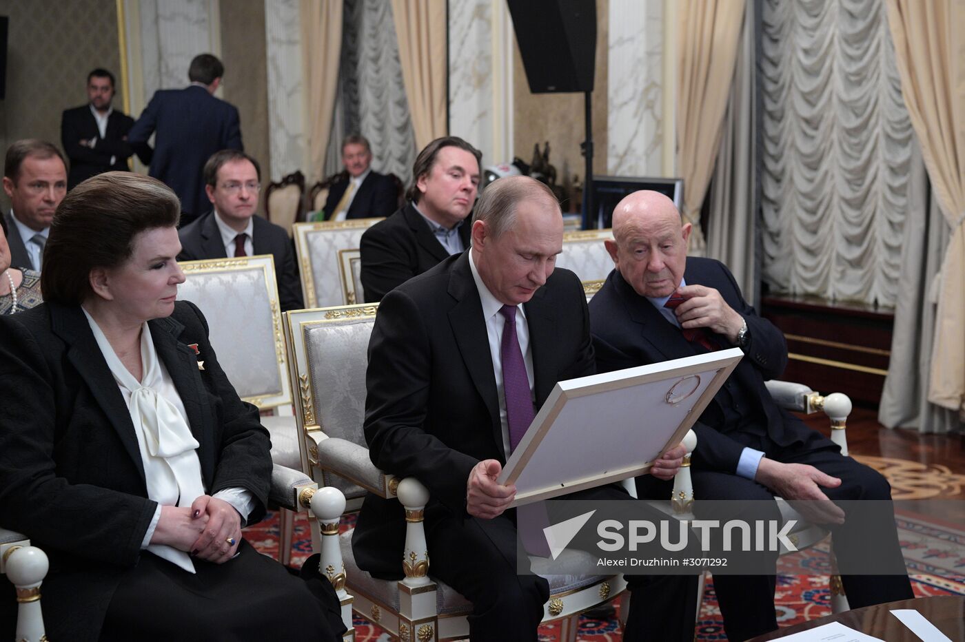 President Putin watches The Space Walker ahead of Cosmonautics Day