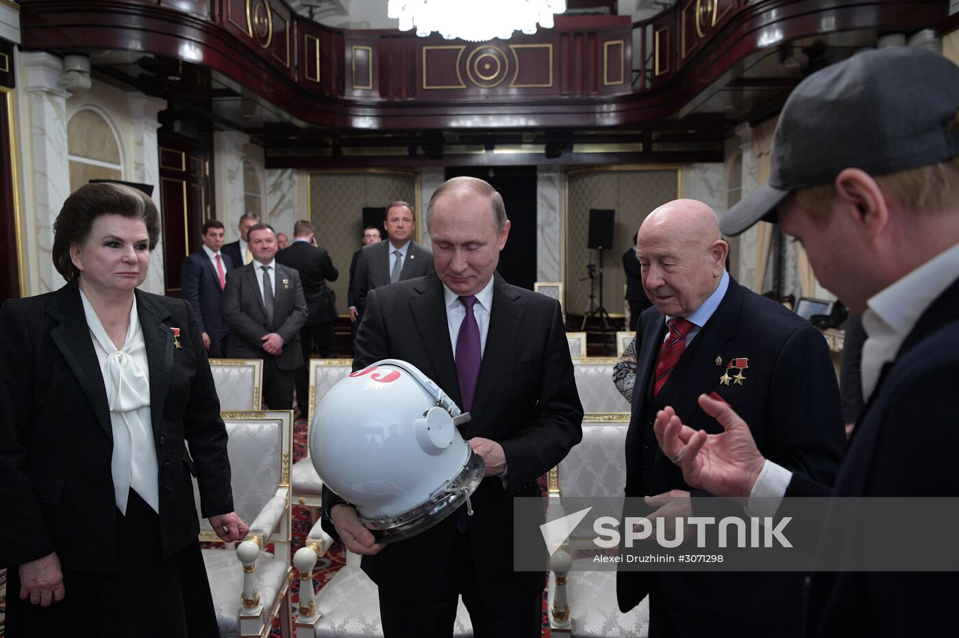 President Putin watches The Space Walker ahead of Cosmonautics Day