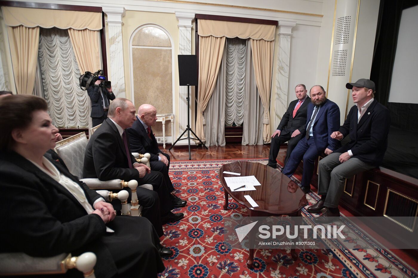 President Putin watches The Space Walker ahead of Cosmonautics Day