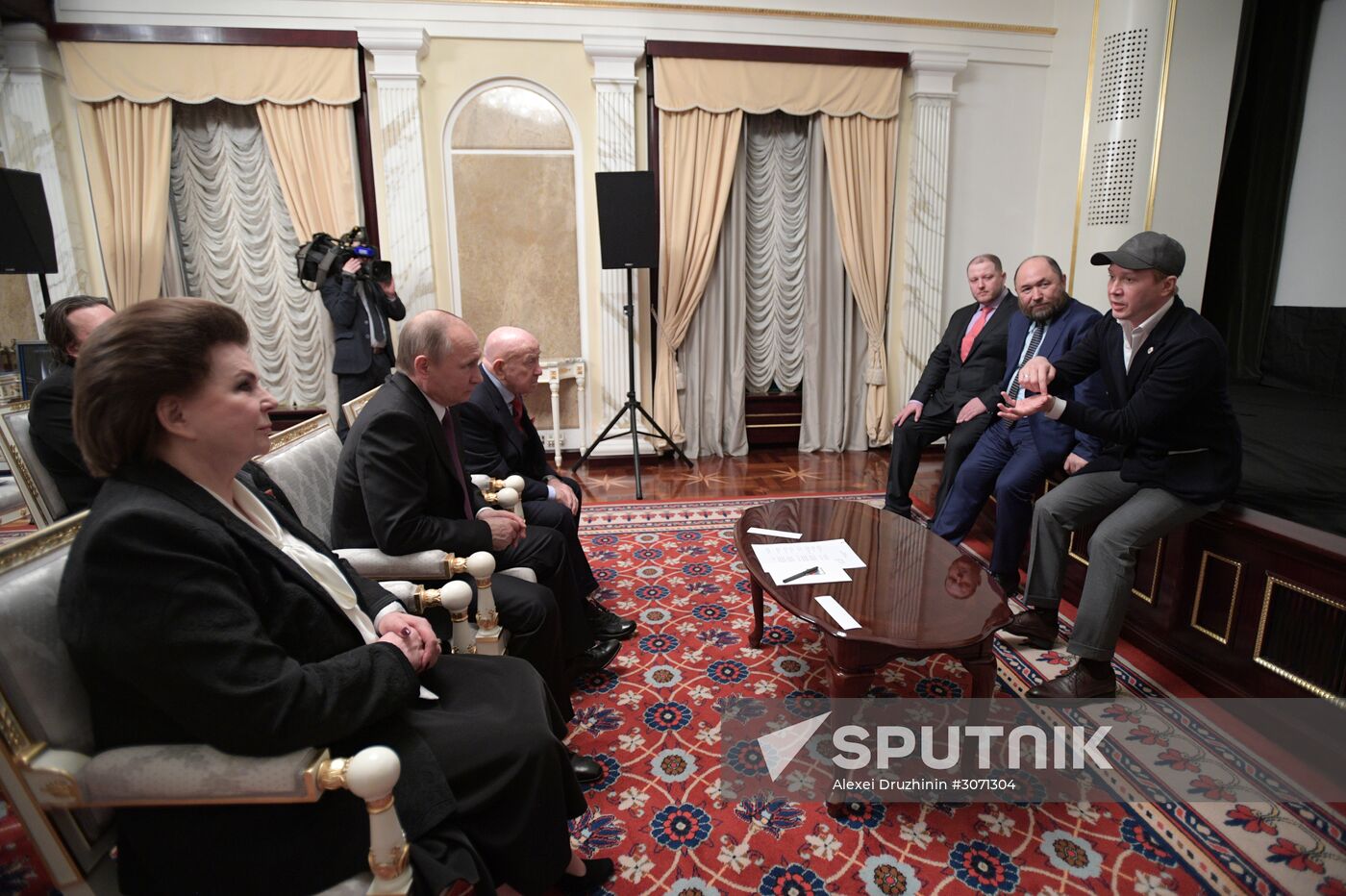 President Putin watches The Space Walker ahead of Cosmonautics Day
