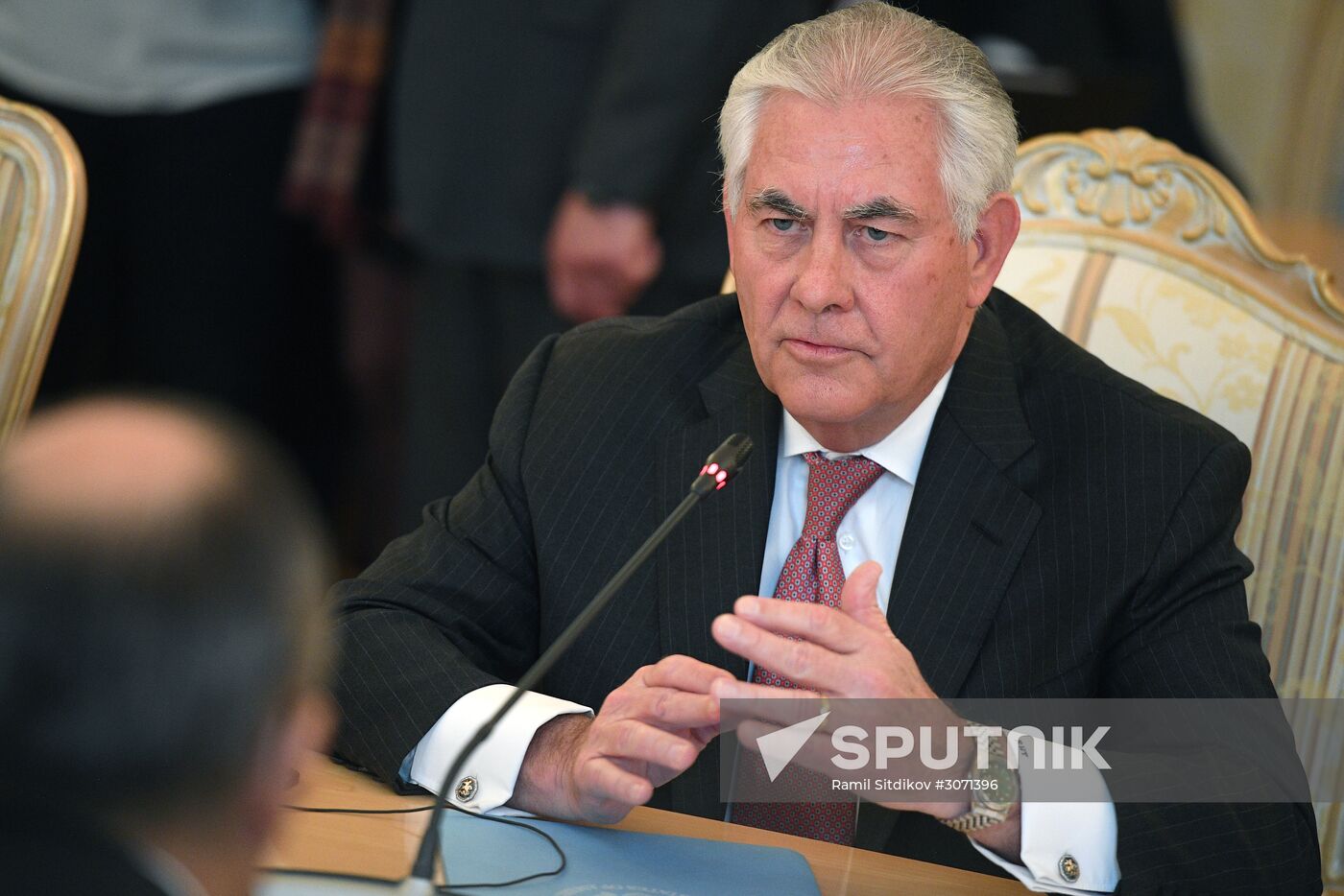 Talks between Foreign Minister Sergei Lavrov and US Secretary of State Rex W. Tillerson