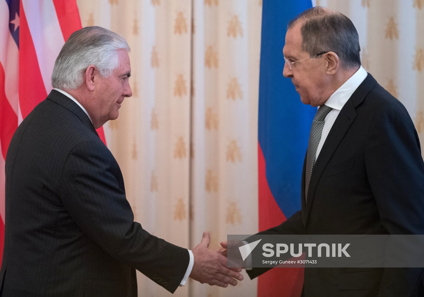 Talks between Foreign Minister Sergei Lavrov and US Secretary of State Rex W. Tillerson