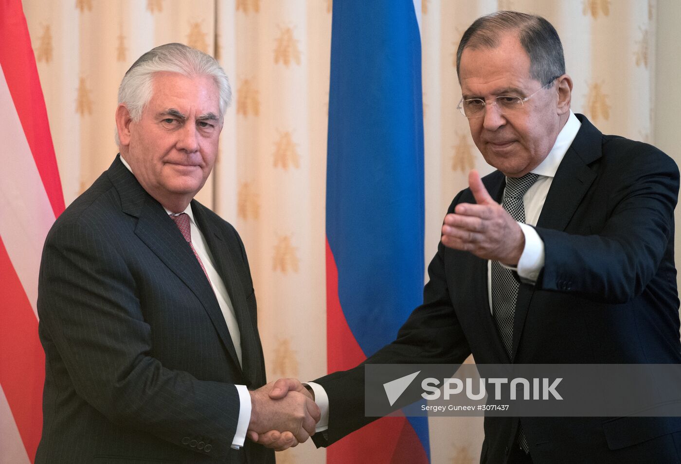 Talks between Foreign Minister Sergei Lavrov and US Secretary of State Rex W. Tillerson