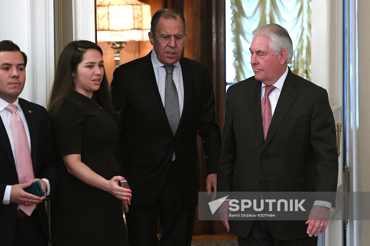Talks between Foreign Minister Sergei Lavrov and US Secretary of State Rex W. Tillerson