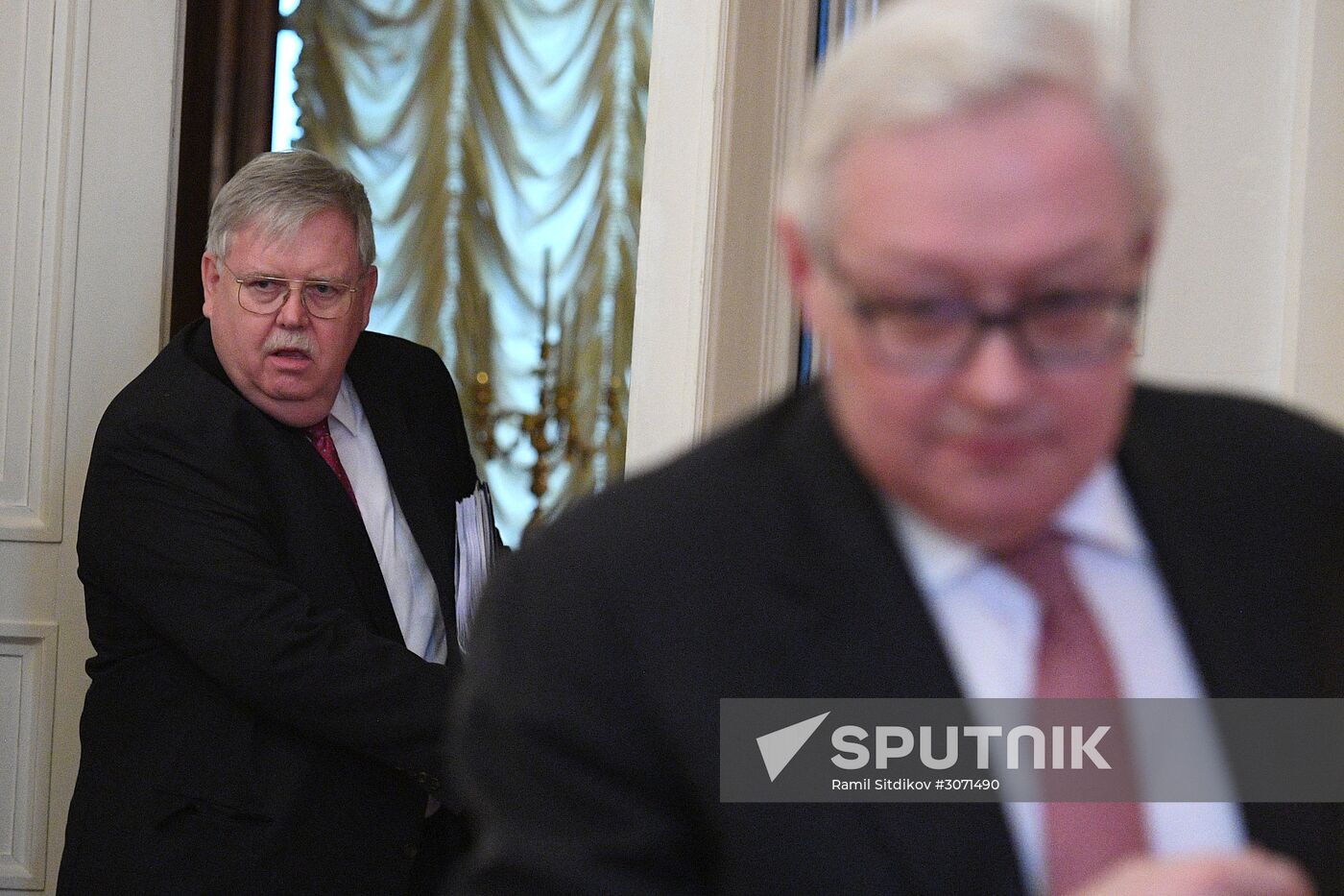 Talks between Foreign Minister Sergei Lavrov and US Secretary of State Rex W. Tillerson