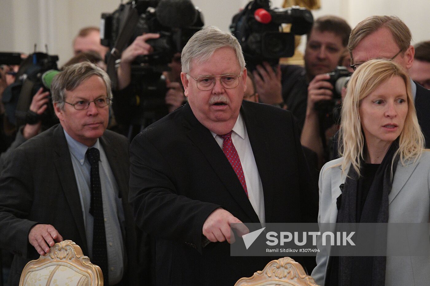 Talks between Foreign Minister Sergei Lavrov and US Secretary of State Rex W. Tillerson