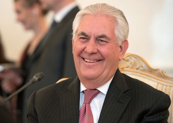 Talks between Foreign Minister Sergei Lavrov and US Secretary of State Rex W. Tillerson