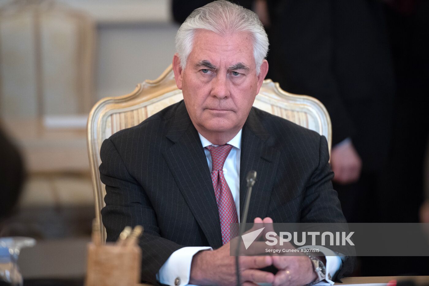 Talks between Foreign Minister Sergei Lavrov and US Secretary of State Rex W. Tillerson