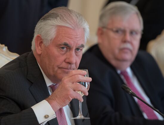 Talks between Foreign Minister Sergei Lavrov and US Secretary of State Rex W. Tillerson