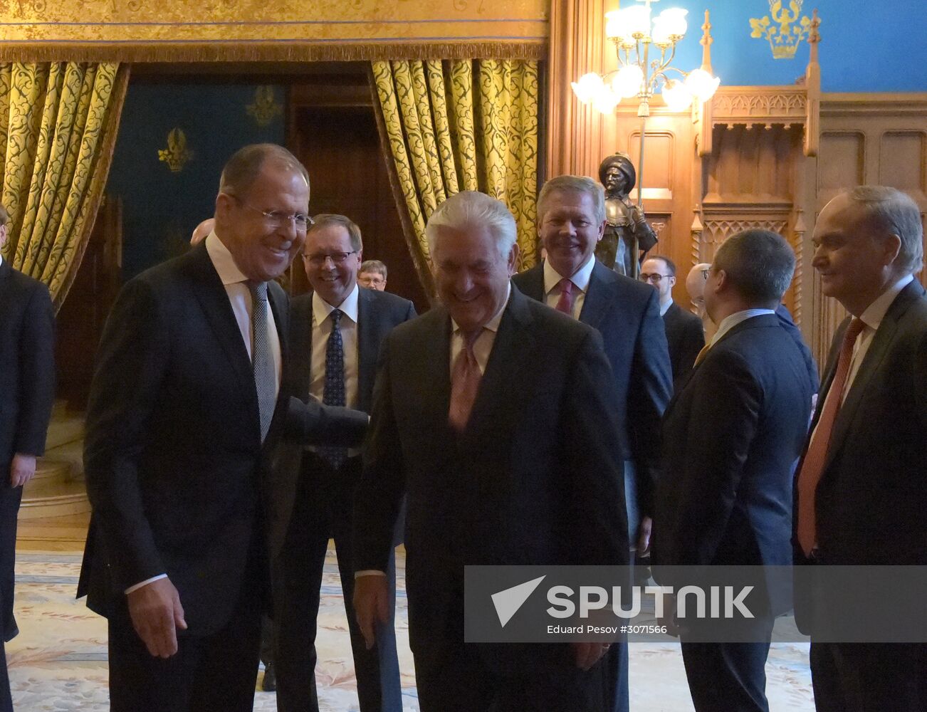 Talks between Foreign Minister Sergei Lavrov and US Secretary of State Rex W. Tillerson