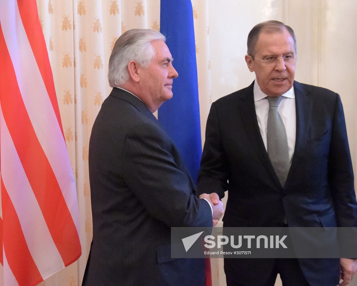 Talks between Foreign Minister Sergei Lavrov and US Secretary of State Rex W. Tillerson