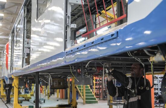 Manufacturing of state-of-the-art trains for Moscow Metro