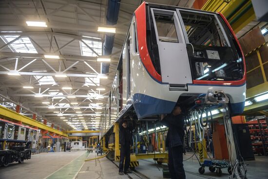 Manufacturing of state-of-the-art trains for Moscow Metro