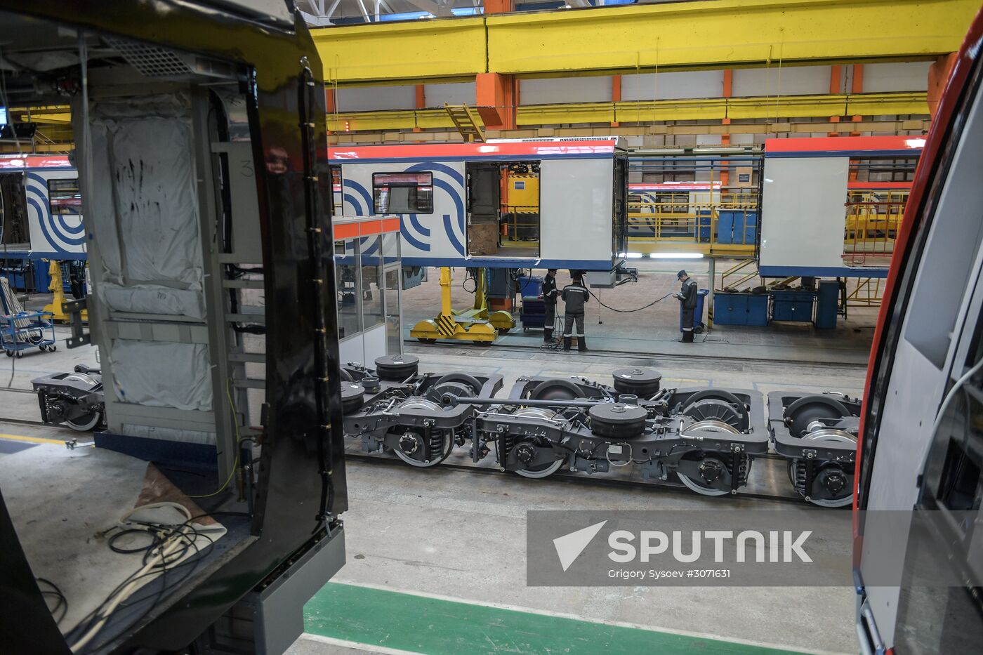 Manufacturing of state-of-the-art trains for Moscow Metro