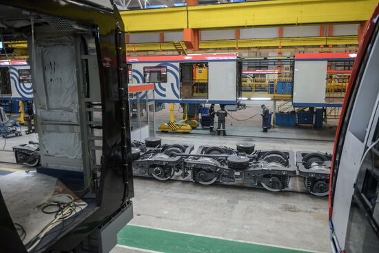 Manufacturing of state-of-the-art trains for Moscow Metro