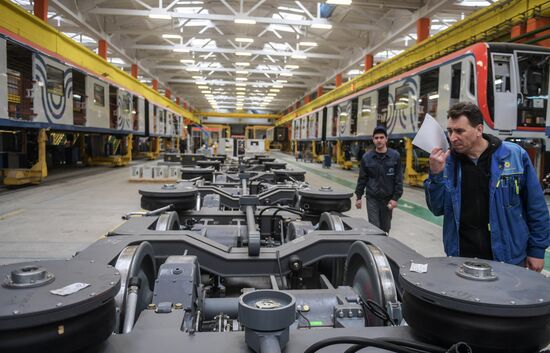 Manufacturing of state-of-the-art trains for Moscow Metro