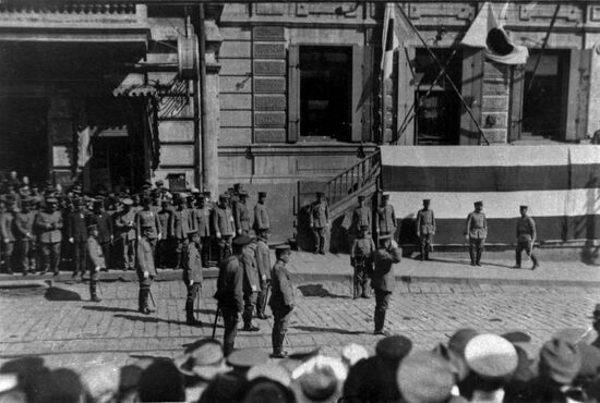 Japanese interventionist forces in Vladivostok