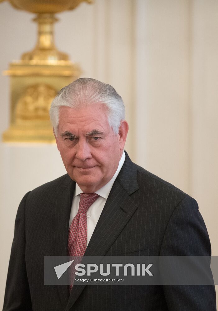Russian Foreign Minister Sergei Lavrov's talks with US Secretary of State Rex Tillerson