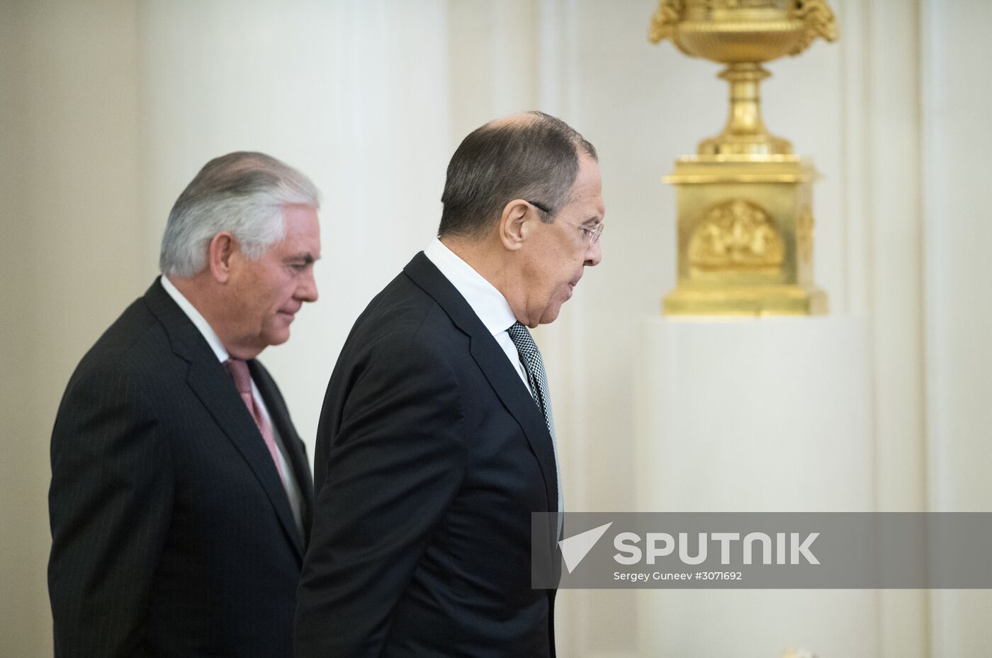 Russian Foreign Minister Sergei Lavrov's talks with US Secretary of State Rex Tillerson