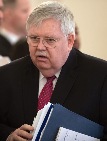 Talks between Foreign Minister Sergei Lavrov and US Secretary of State Rex W. Tillerson