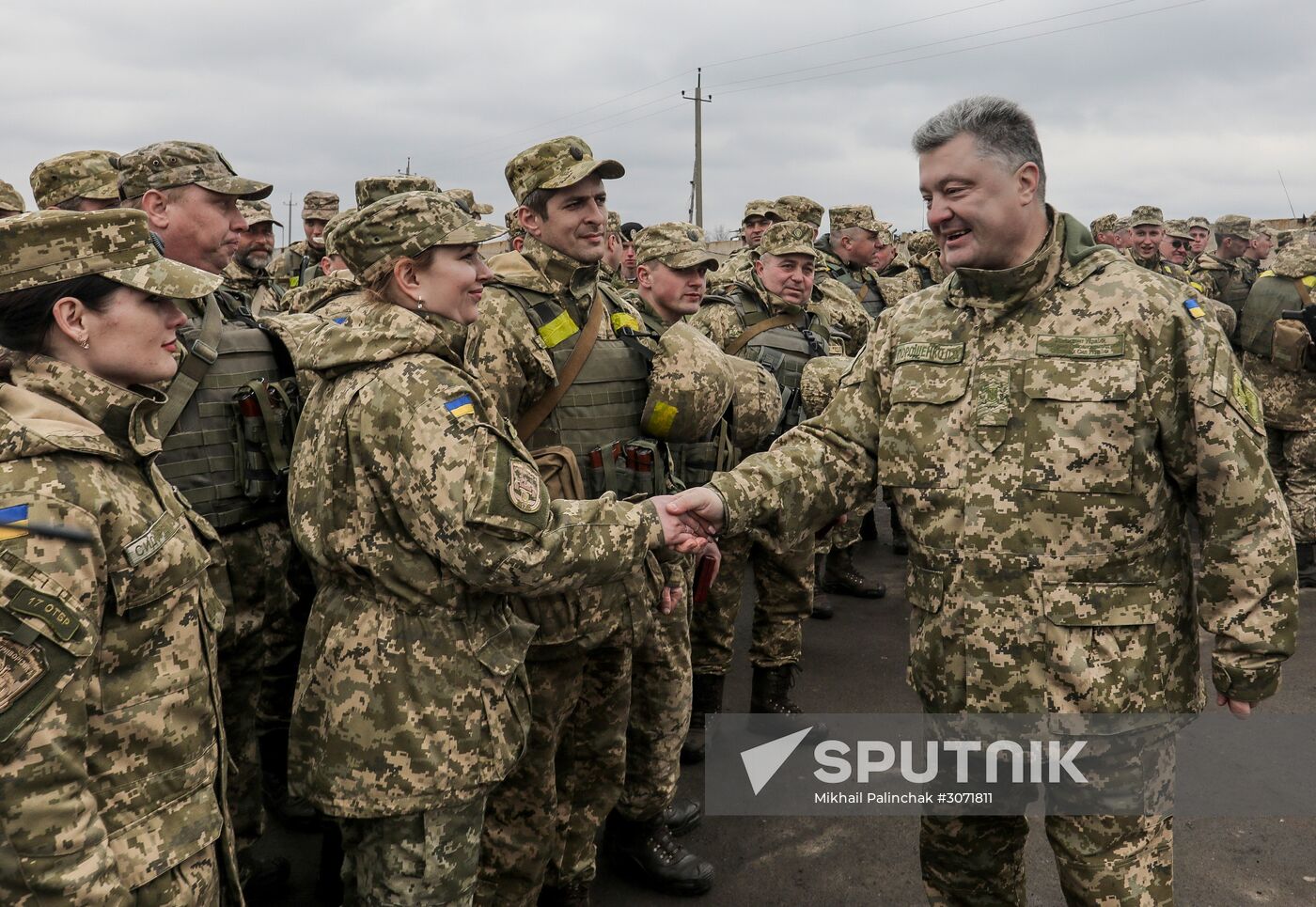 Ukrainian President Petro Poroshenko on working visit to Lugansk Region