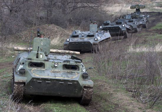 LPR People’s Militia holds military exercises