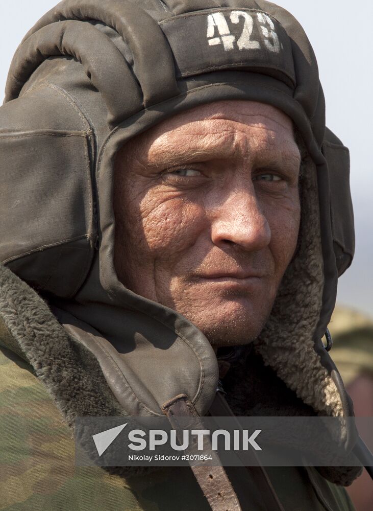 Drill of Lugansk People's Republic people's militia