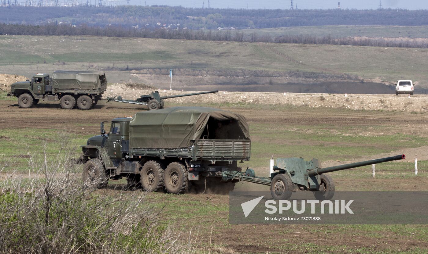 LPR People’s Militia holds military exercises