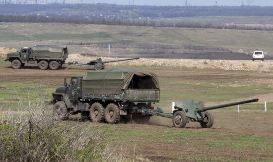 LPR People’s Militia holds military exercises