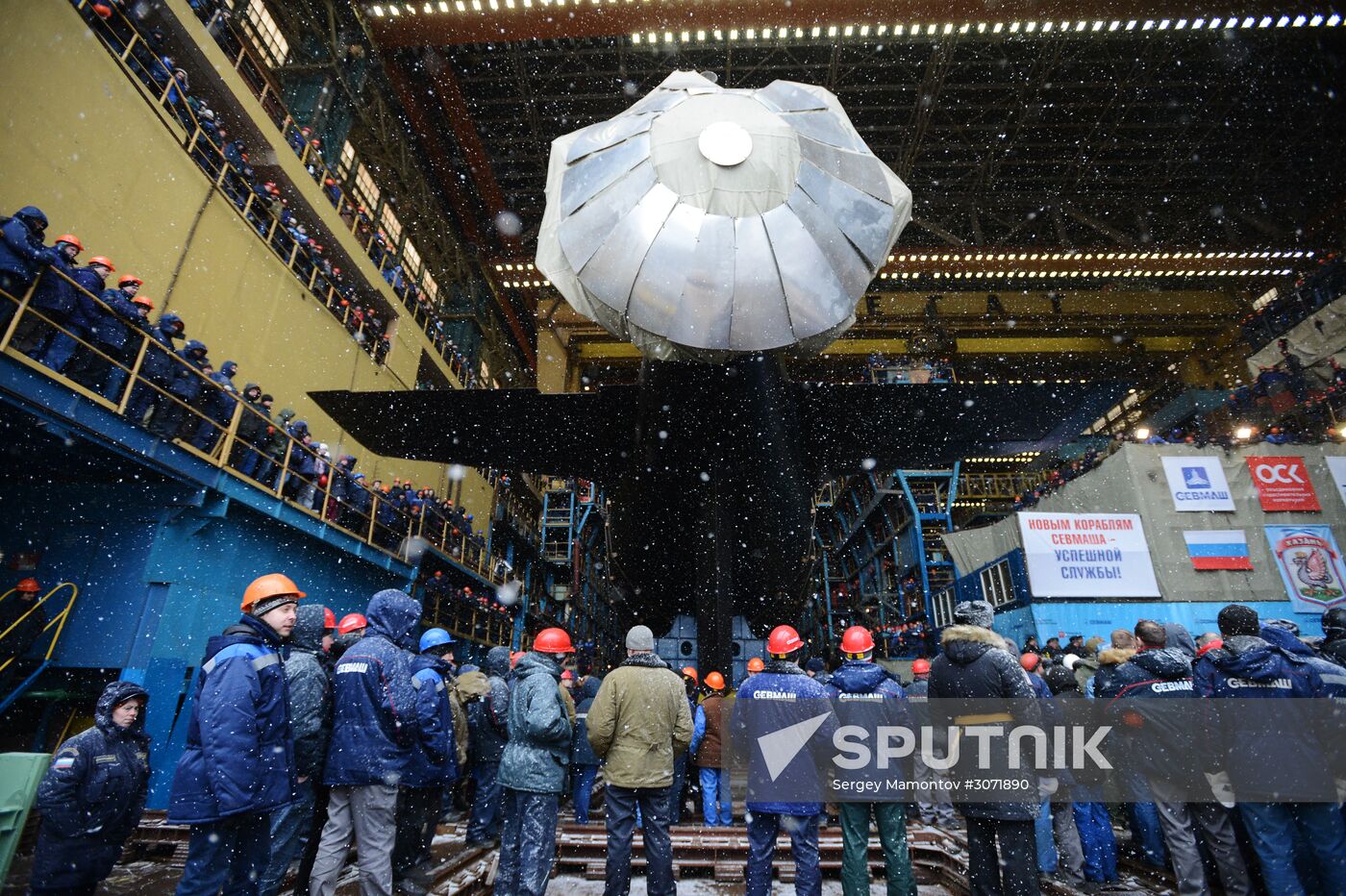Russian Navy's Russian nuclear attack submarine Kazan launched