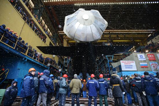 Russian Navy's Russian nuclear attack submarine Kazan launched