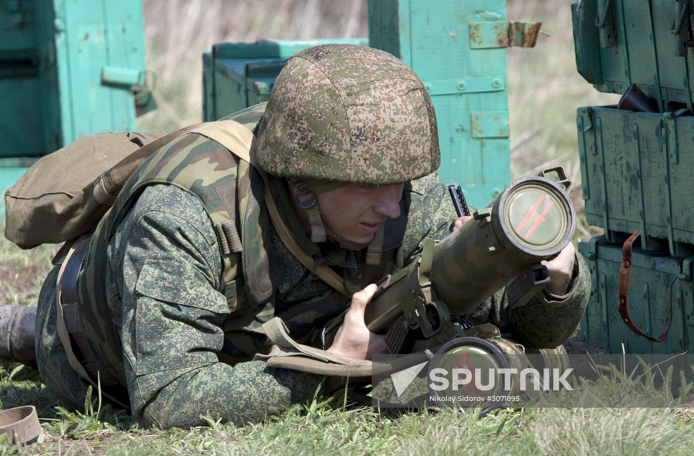 LPR People’s Militia holds military exercises