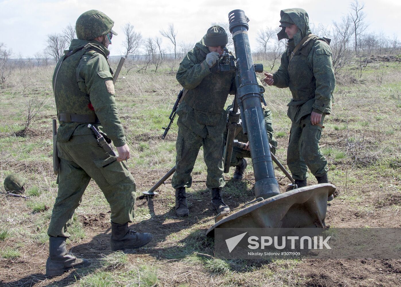 LPR People’s Militia holds military exercises