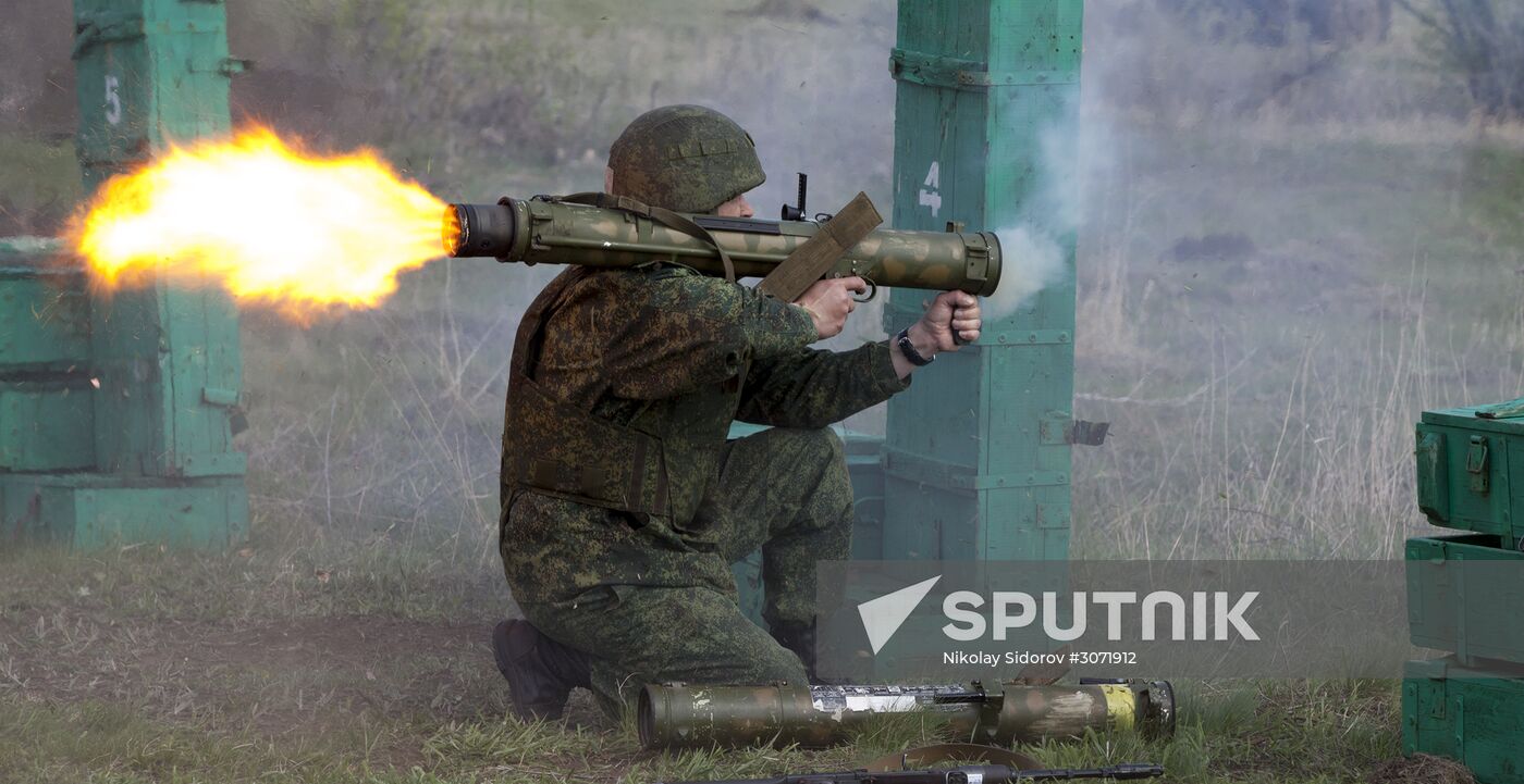 LPR People’s Militia holds military exercises