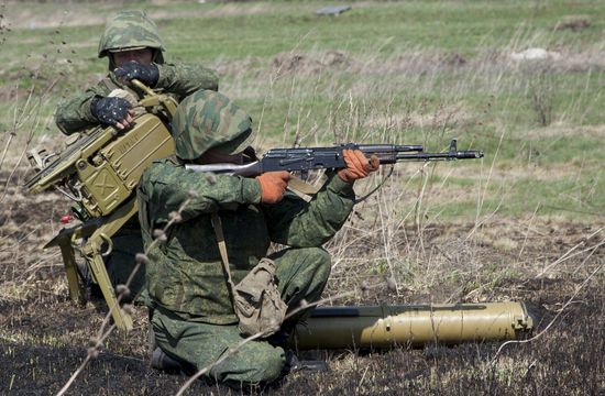 LPR People’s Militia holds military exercises
