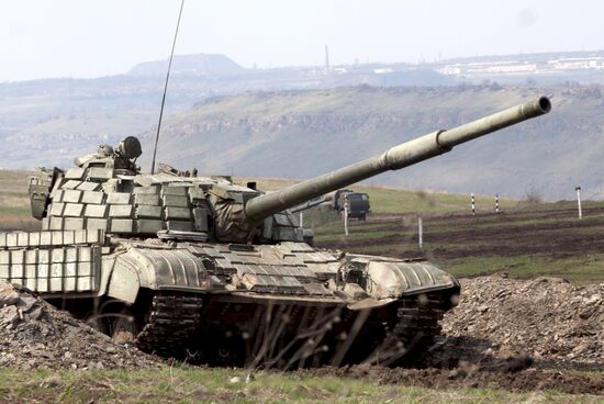 LPR People’s Militia holds military exercises
