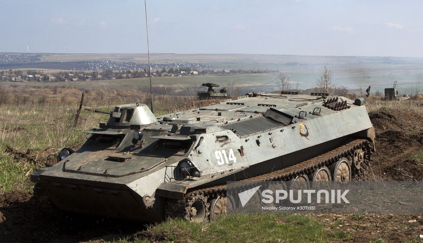 LPR People’s Militia holds military exercises